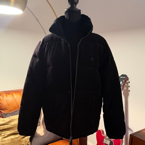 Levi's Jackets & Blazers - Levi's Womens Black Corduroy Puffer Jacket